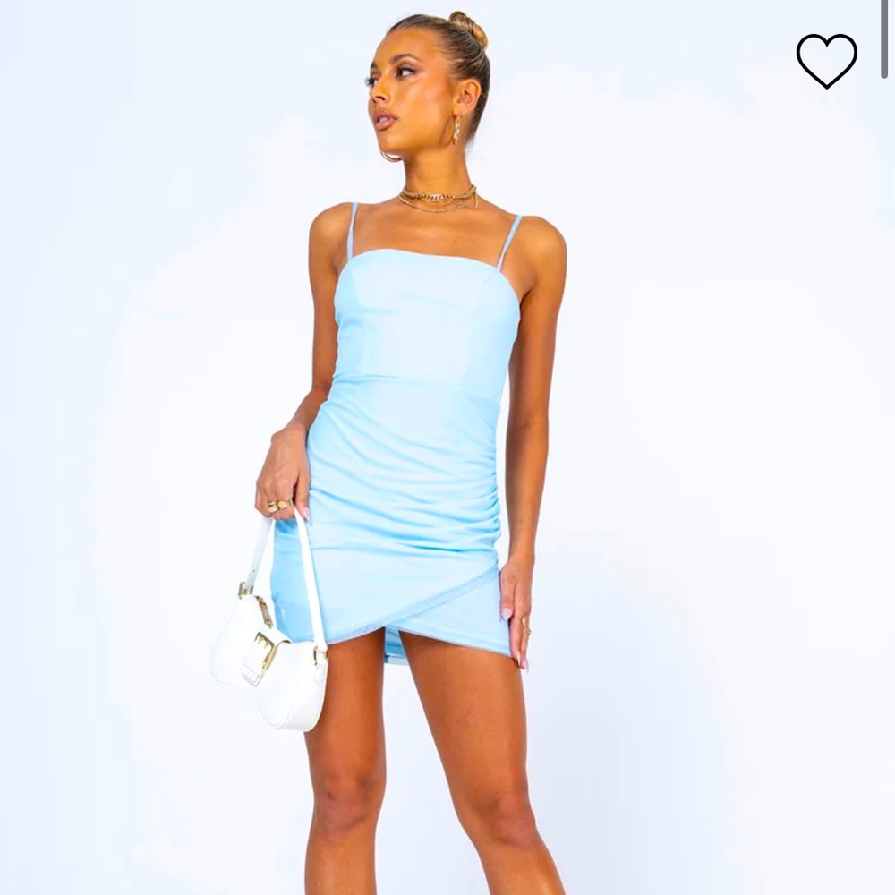 Princess Polly, blue Oceana Dress size 4 NWT